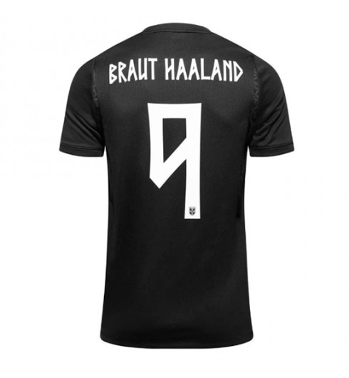 Norsko Erling Haaland #9 Venkovní Dres MS 2026 Krátký Rukáv Norsko Erling Haaland #9 Venkovní Dres MS 2026 Krátký Rukáv